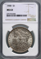 #AJ# USA, dolar 1900, Filadelfia, Morgan, NGC MS63