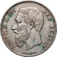 Belgia, Leopold II, 5 franków 1871