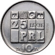 #AM# Polska, PRL, 10 złotych 1969, 25 lat PRL, nikiel