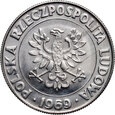 #AM# Polska, PRL, 10 złotych 1969, 25 lat PRL, nikiel