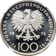 PRL, 100 zł 1976, Tadeusz Kościuszko, NGC PF69