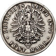 Niemcy, Prusy, Wilhelm, 5 marek 1874 A