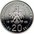 Polska, III RP, 20 złotych 1995, 50. rocznica powstania ONZ