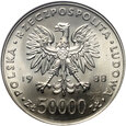 Polska, PRL, 50000 złotych 1988, Józef Piłsudski, GCN MS65