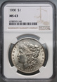 #AJ# USA, dolar 1900,Filadelfia, Morgan, NGC MS63