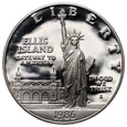 USA, dolar 1986 S, Statua Wolności, Wyspa Ellisa