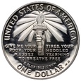 USA, dolar 1986 S, Statua Wolności, Wyspa Ellisa