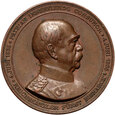 Niemcy, medal z 1885, 50 rocznica pracy kanclerza Otto von Bismarcka
