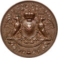 Niemcy, medal z 1885, 50 rocznica pracy kanclerza Otto von Bismarcka