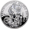 Polska, III RP, 10 złotych, 2017, Tadeusz Kościuszko