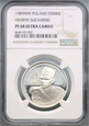  Polska, 5000 zł 1989, Westerplatte,  Henryk Sucharski, NGC PF68