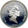 Nowa Zelandia, Elżbieta II, 5 dolarów 1994, Zimowa Olimpiada 1994