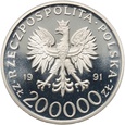 Polska, III RP, 200000 złotych 1991, Leopold Okulicki 