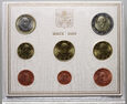 Watykan, Benedykt XVI, Zestaw monet od 1 centa do 2 euro, 2009