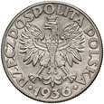 23. II RP, 5 złotych 1936, Żaglowiec, #PG