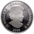 26. Kanada, Elżbieta II, 10 dolarów 2005, Papież Jan Paweł II