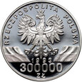 Polska, III RP, 300000 złotych 1993, Jaskółki