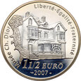 Francja, 1,5 euro 2007, Christian Dior