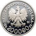 Polska, III RP, 200000 złotych 1991, Igrzyska w Albertville