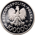 #M Polska, 100000 złotych 1991, Żołnierz Polski- Narwik 1940