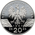 Polska, III RP, 20 złotych 1997, Jelonek rogacz