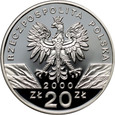 Polska, III RP, 20 złotych 2000, Dudek