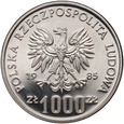 #AM# PRL, 1000 zł 1985, Centrum Zdrowia Matki Polki, próba, nikiel