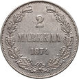 #AJ# Finlandia, Aleksander II, 2 marki 1874 S