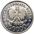 #B03# III RP, 100000 złotych 1991, Żołnierz Polski-Narwik