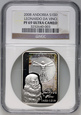 25. Andora, 10 dinerów 2008, Leonardo Da Vinci, NGC PF69 #D