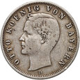 Niemcy, Bawaria, Otto, 2 marki 1902 D