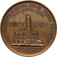 XIX wiek, Śląsk, medal z 1858 roku, wybity z okazji odbudowy ratusza
