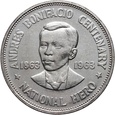#AT# Filipiny, 1 peso 1963, Andres Bonifacio 