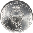 #AZ# Włochy, 500 lirów 1982, Galileusz