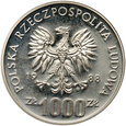 Polska, PRL, 1000 złotych 1988, Mistrzostwa Świata Włochy, Próba