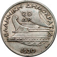 #AJ# Grecja, II Republika, 20 drachm 1930, Londyn