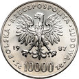 Polska, PRL, 10000 złotych 1987, Jan Paweł II