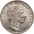 #Aj# Austria, Franciszek Józef I, 1 floren 1860 A,  Wiedeń