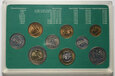 704. Polska, III RP, Zestaw 9 monet obiegowych, 1995 #A
