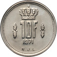 Luksemburg, 10 franków 1971, ESSAI, próba, miedzionikiel (CuNi)