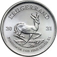 RPA, 1 Krugerrand 2021, uncja srebra