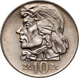 #B03# 07. PRL, 10 złotych 1973, Tadeusz Kościuszko, najrzadsze
