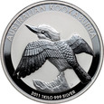 Australia, 30 dolarów 2011, Kookaburra, 1 kg srebra Ag999