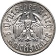 247. Niemcy, III Rzesza, 2 marki 1933 F, Marcin Luter