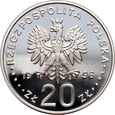 Polska, III RP, 20 złotych 1996, IV wieki stołeczności Warszawy