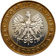 Polska, PRL, 20000 złotych 1991, 225 lat Mennicy Warszawskiej