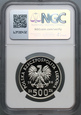 #AJ# Polska, 500 zł 1986, Sowa z Młodymi, NGC PF69, MAX NOTA