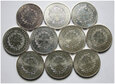 Francja, zestaw 10 x 50 franków 1974- 1978