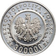 Polska, III RP,  300000 złotych 1993, Zamek w Łańcucie