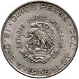 789. Meksyk, 5 pesos 1956